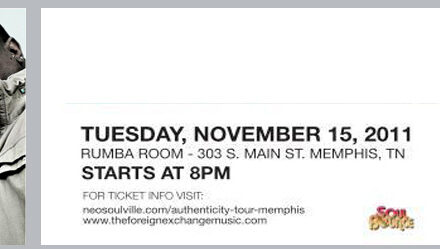 Neosoulville presents: The Foreign Exchange at the Rumba Room | 11.15.11